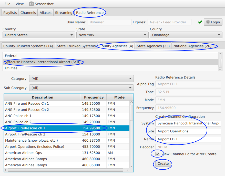 How To Import Radio Reference Agencies