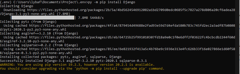 djangoInstallation.PNG