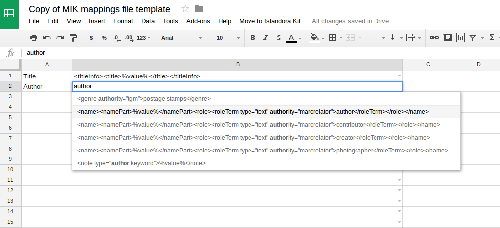 MIK Metadata Mappings Helper screenshot