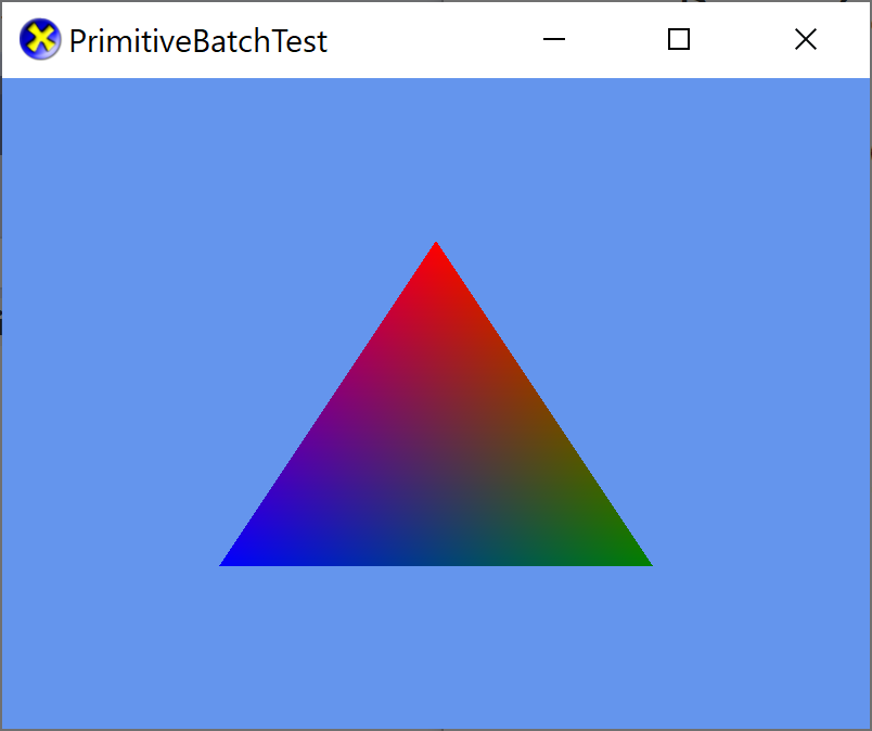 Screenshot of triangle