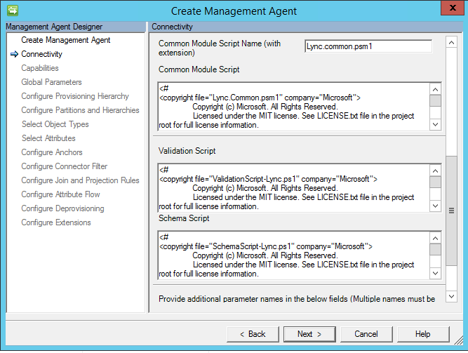 Lync Connector - Connectivity