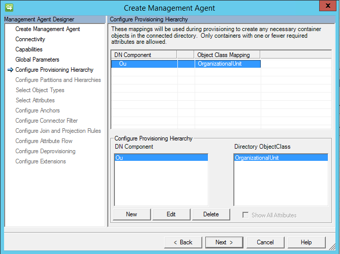 Lync Connector - Configure Provisioning Hierarchy