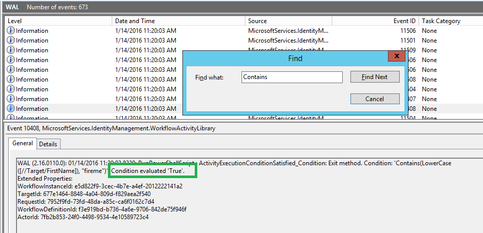 Troubleshooting - EventTracingExample01