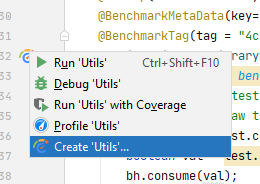 intelliJCreate