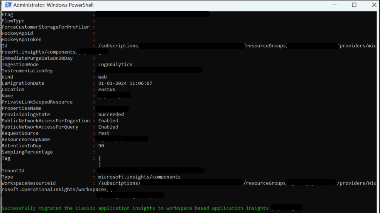 AppInsights Migration