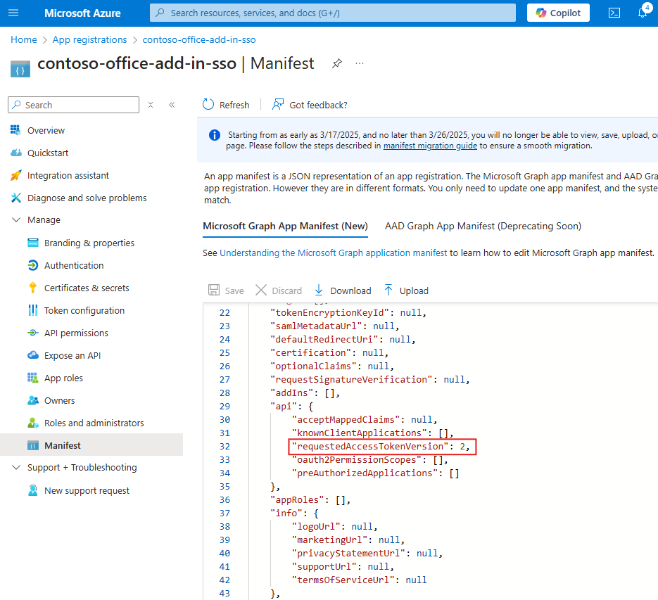 azure-portal-manifest-token-version.png