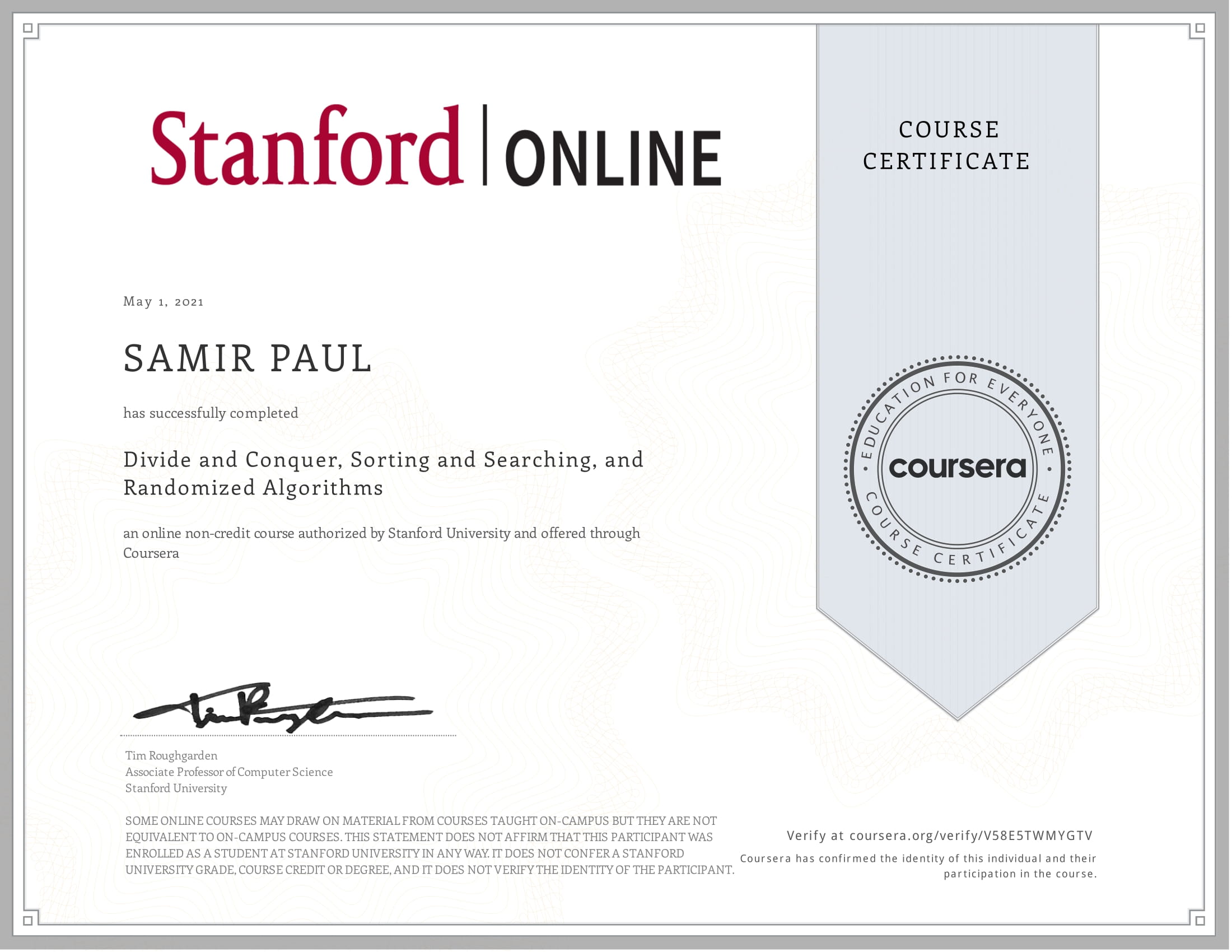 Divide and Conquer, Sorting and Searching, and Randomized Algorithms Coursera V58E5TWMYGTV-1.jpg