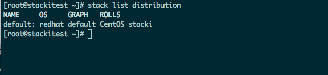 stack list distribution