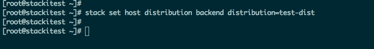 stack set host distribution