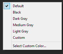 Photoshop Context Menu (System Drawn)