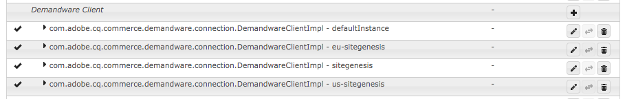 DemandwareClient configuration factory