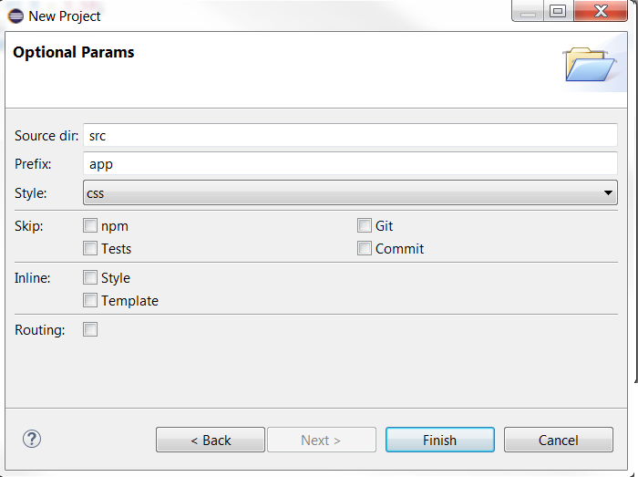 Project Parameters