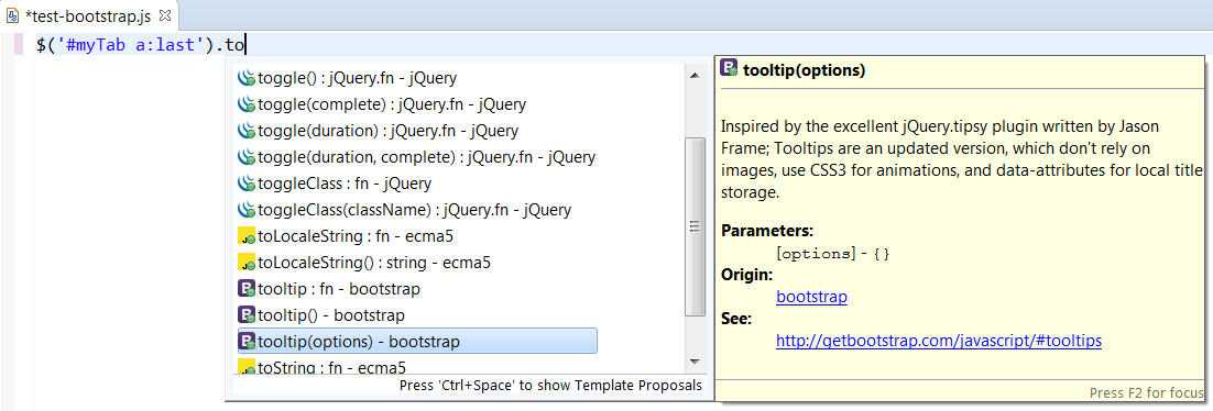 Bootstrap Completion