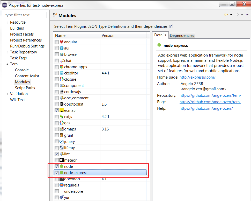 Check Node Plugin