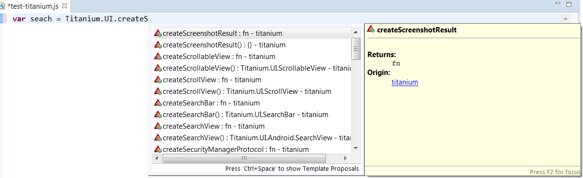 Titanium Completion