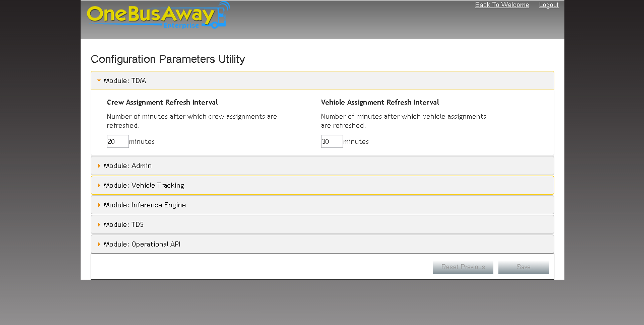 Config UI page