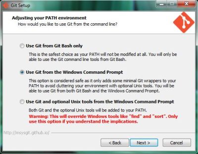 Git for Windows Setup