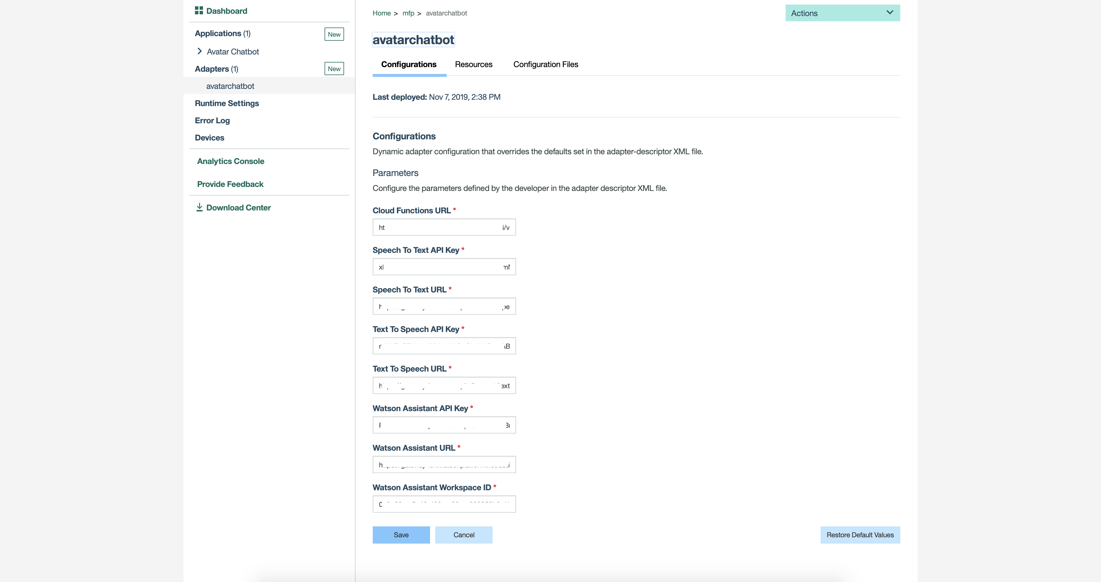 MobileFoundationAdapterDashboard.png