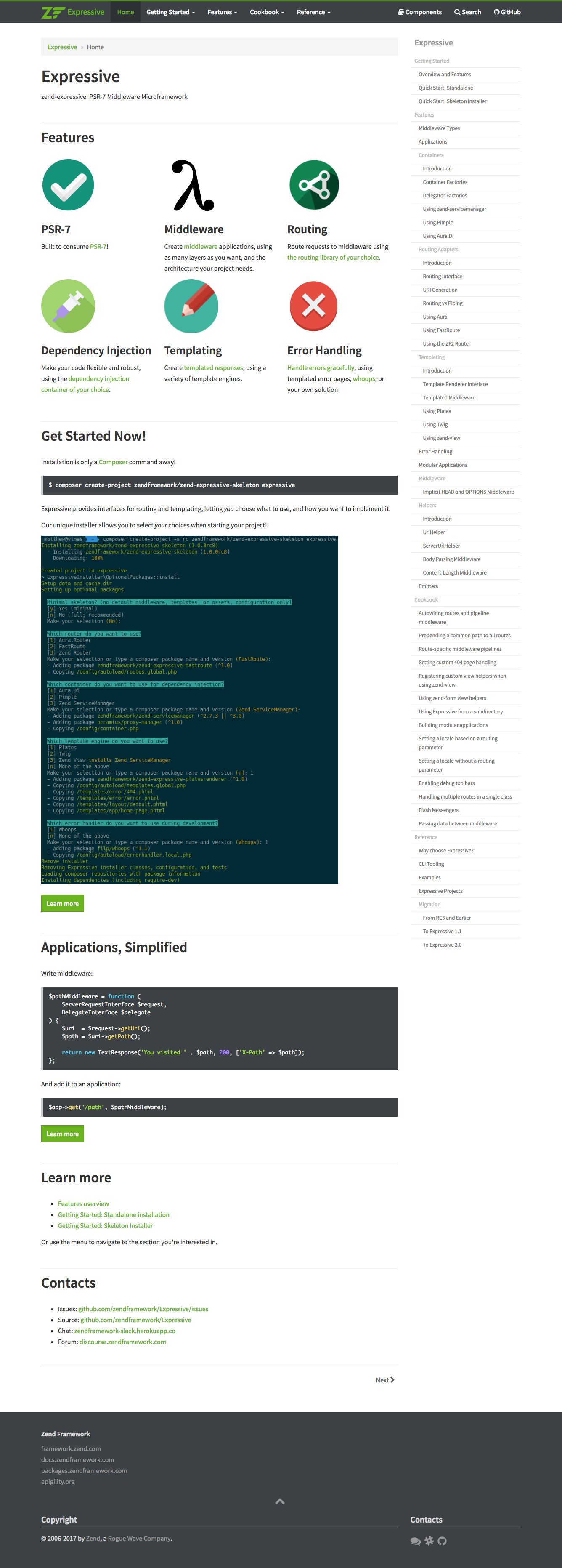 zend-expressive-homepage.png