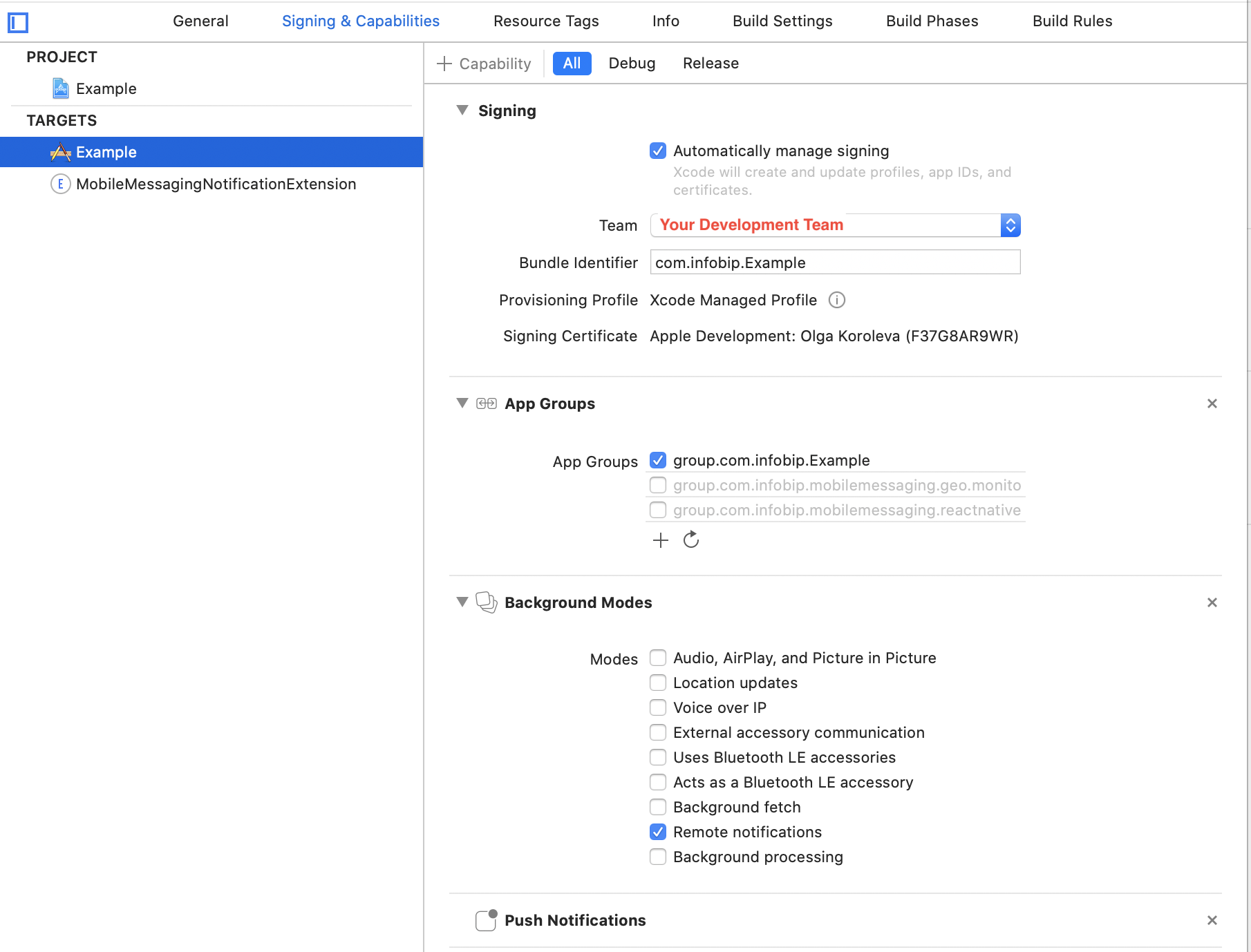 xCode Signing