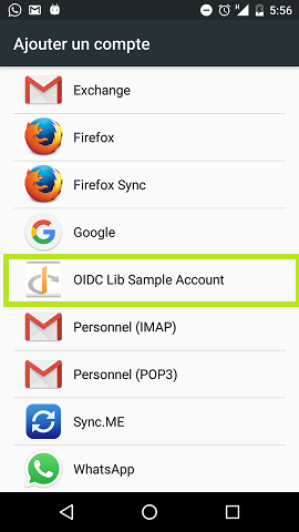 OIDC AccountAuthenticator