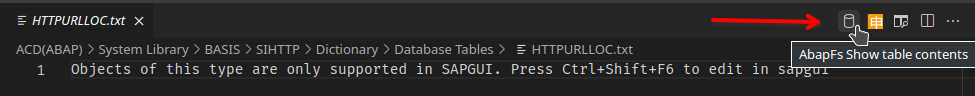 Table editor