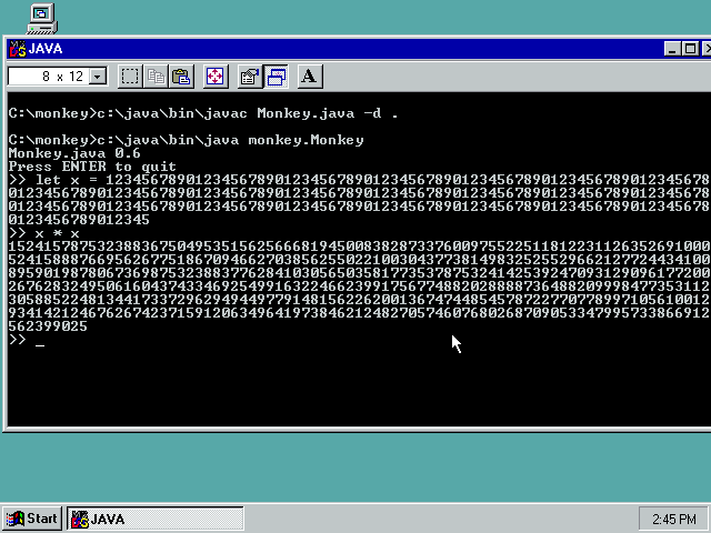 monkey_java5_w95_compile_run.png