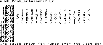 fntpic/u8x8_font_artosserif8_r.png