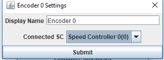 Encoder Settings