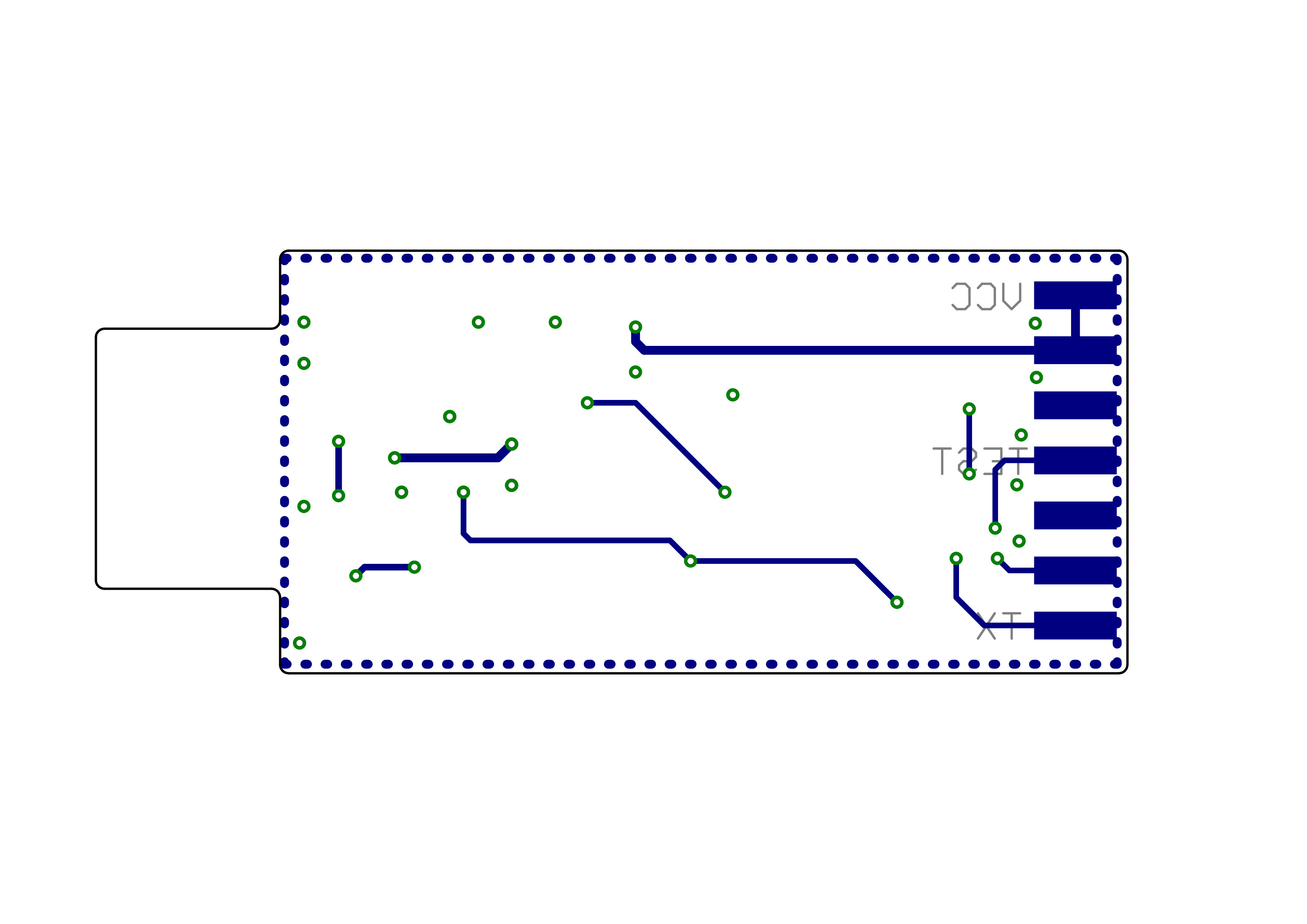 Bottom Layer Top View \label{pcb_bottom}