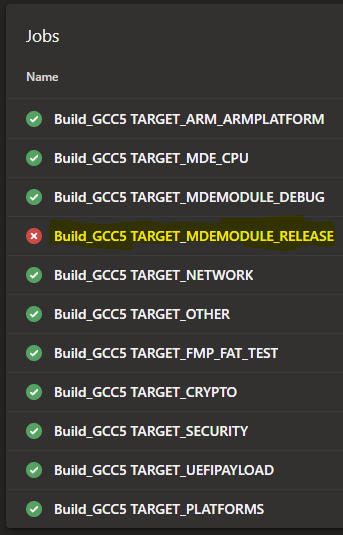 Failing Job in Pipeline