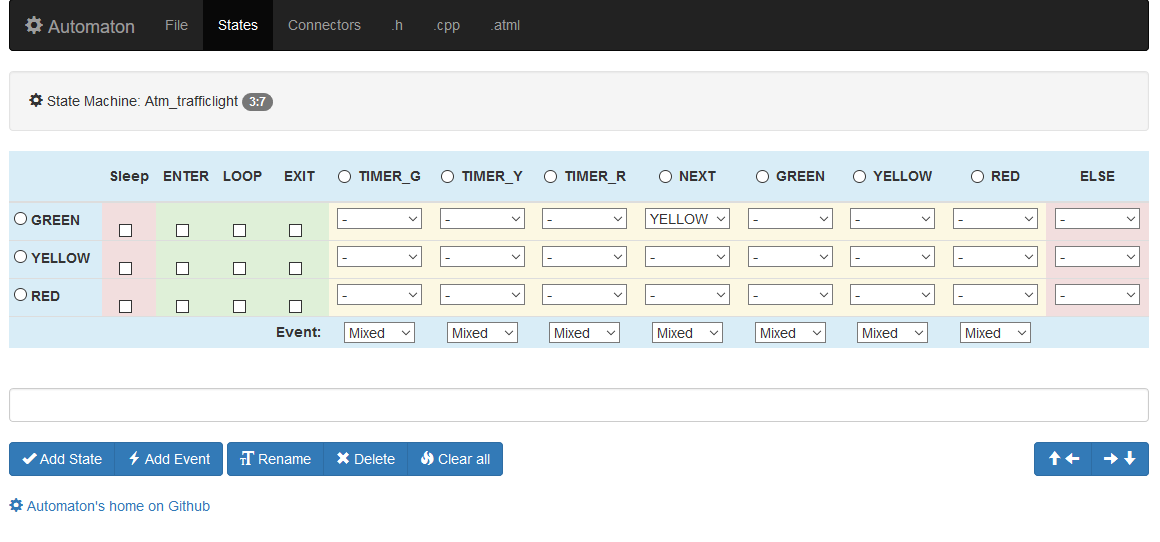 State Table Editor