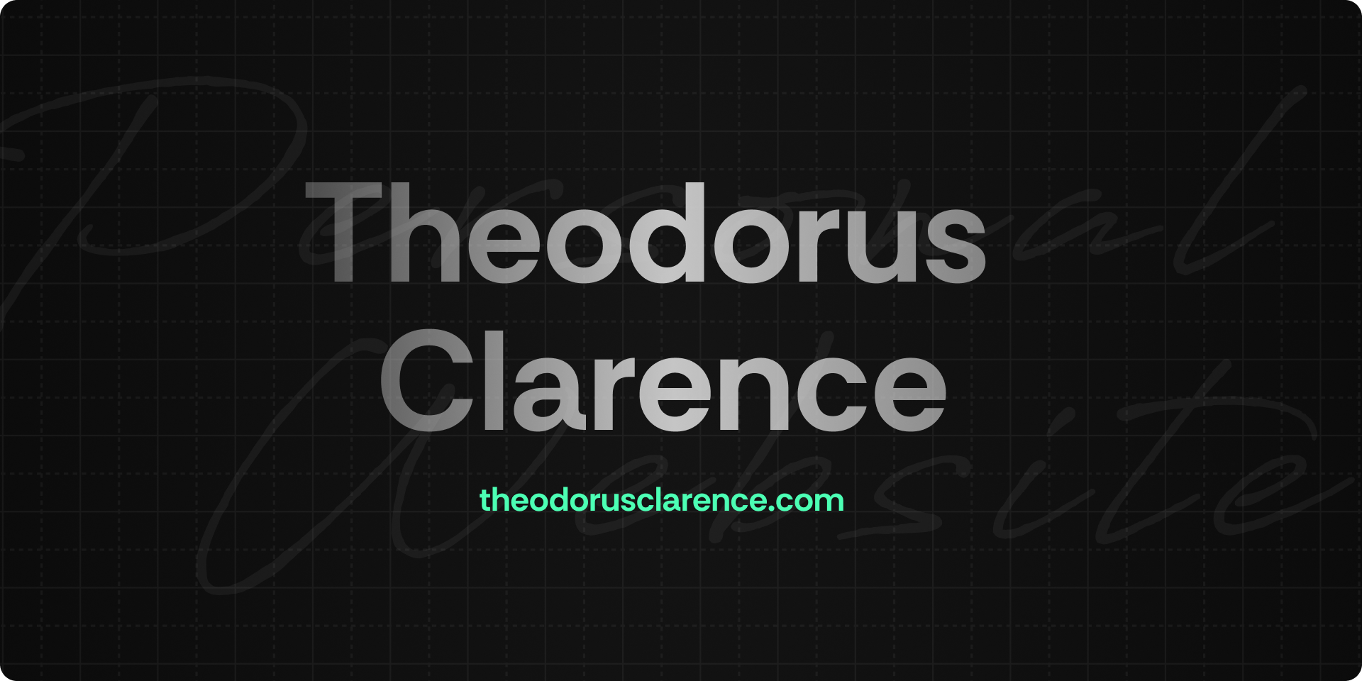 Screenshot of theodorusclarence.com