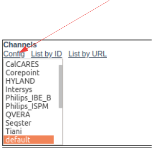 channel config open