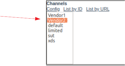 select channel