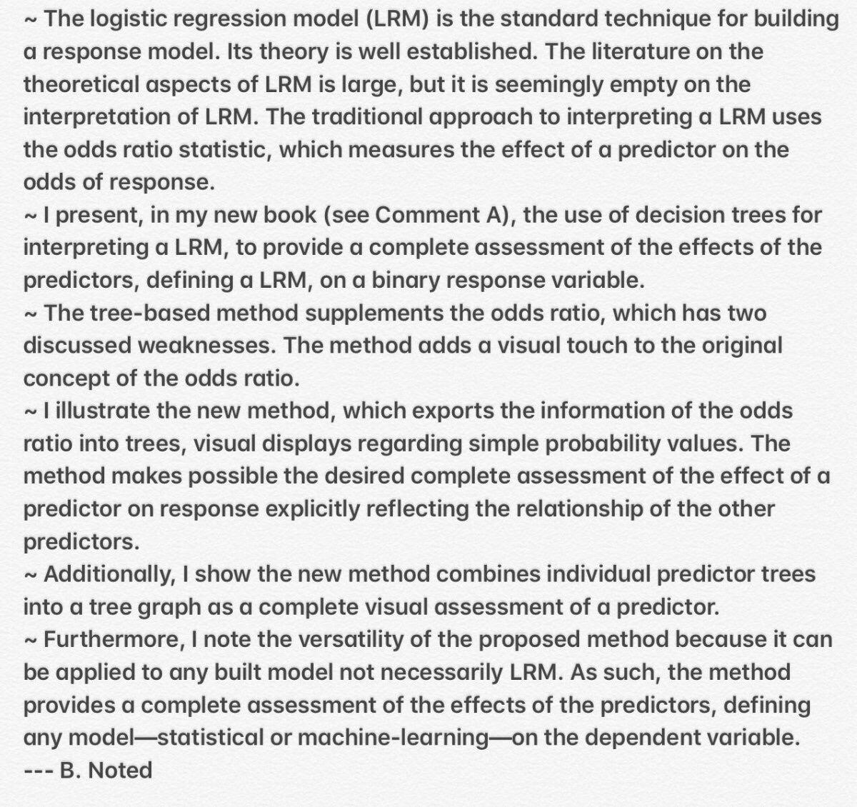 Bruce Ratner's notes on Logistic Regression Model.jpeg